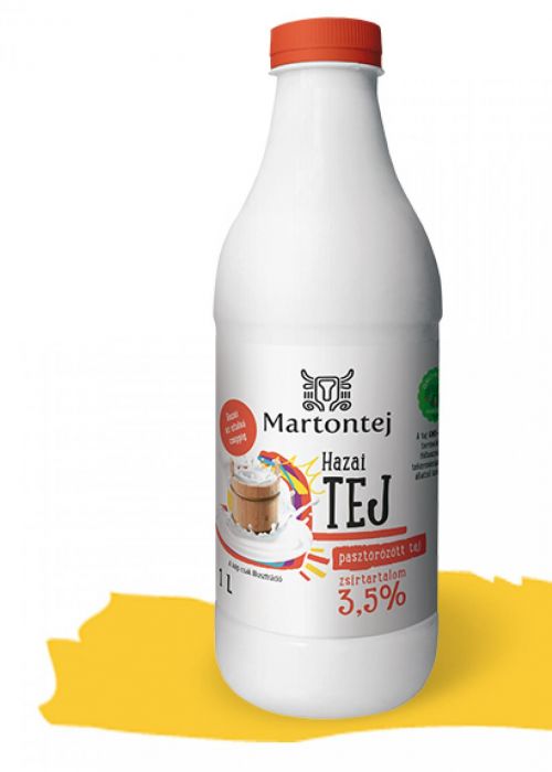 Martontej 3,5%-os homogénezett  tej - 1 l